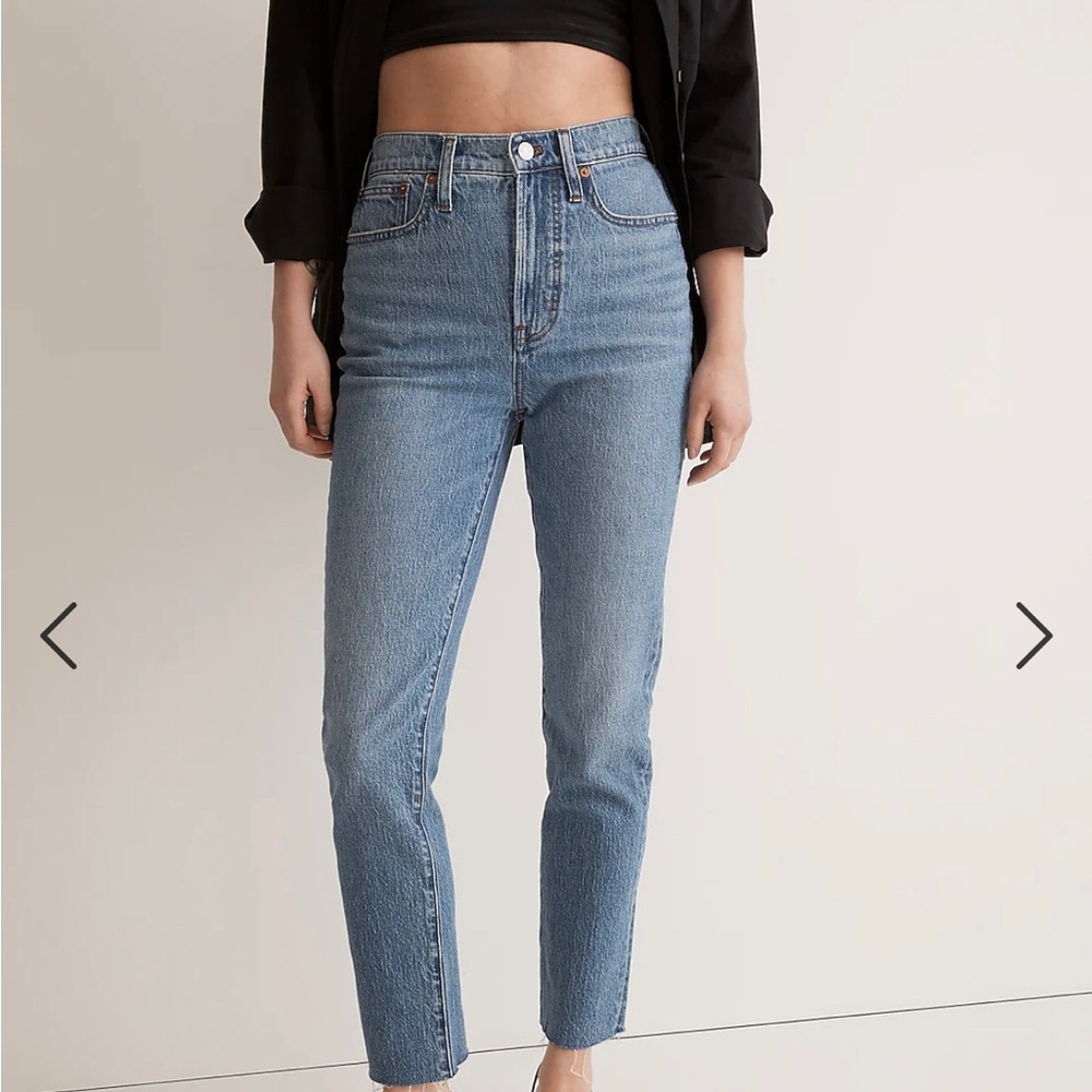 Madewell The Perfect Vintage Jean in Earlside Wash: Raw-Hem Edition